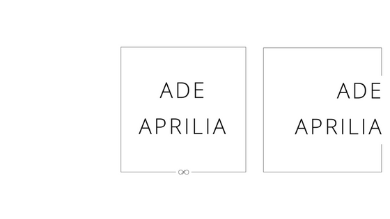 Ade Aprilia's Secondary Logo + Submark