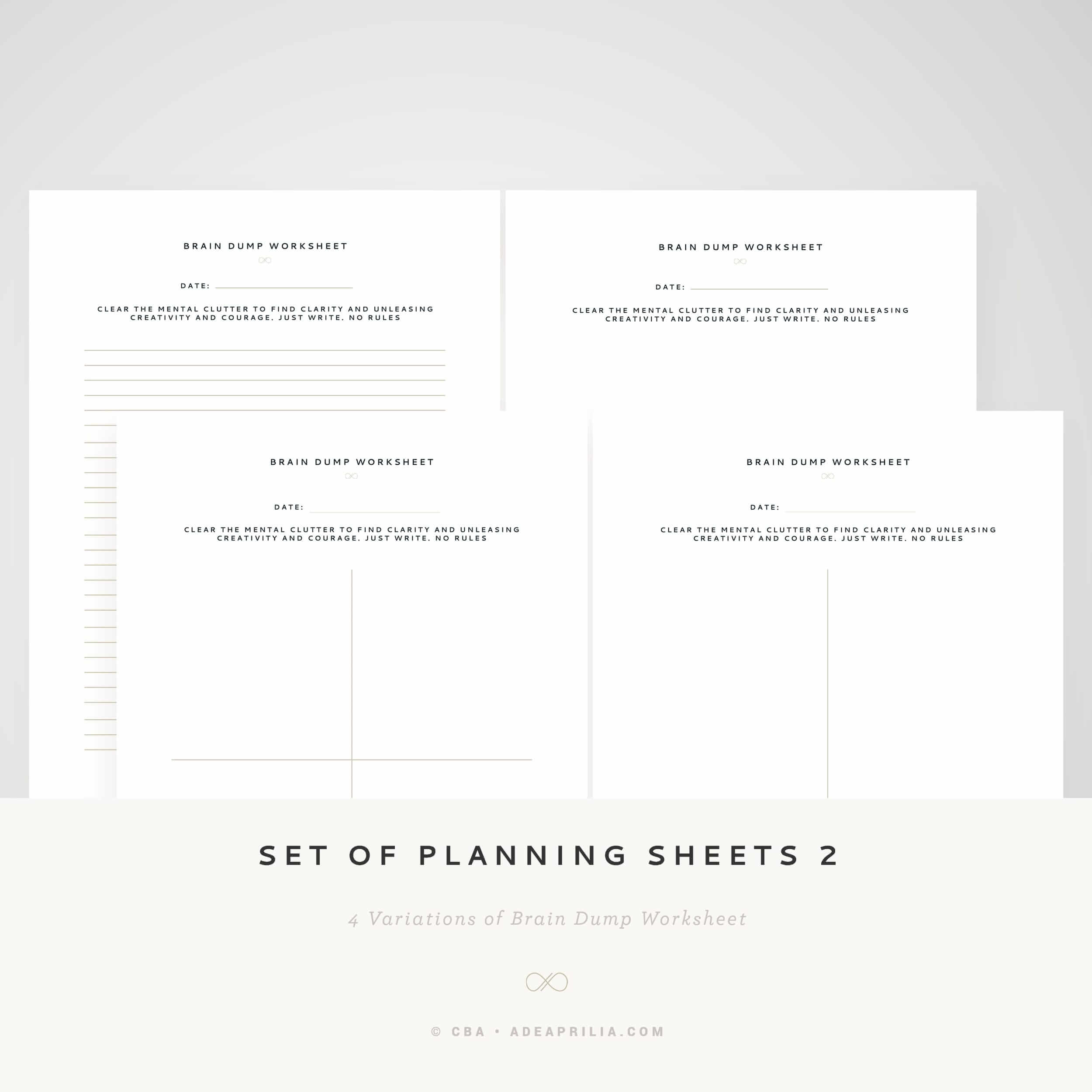 2018 Hearts Deepest Demand Office environment + Daily life Planner photograph about Brain Dump Worksheet named 2018 Hearts Deepest Demand Business enterprise + Lifestyle Planner